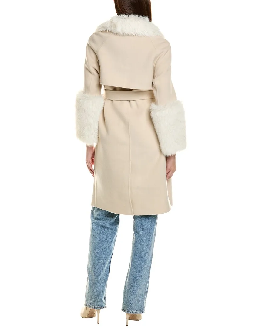 Adrienne Landau Wool Coat