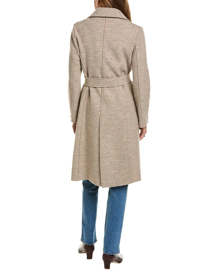 Cinzia Rocca Icons Long Wool Trench Coat