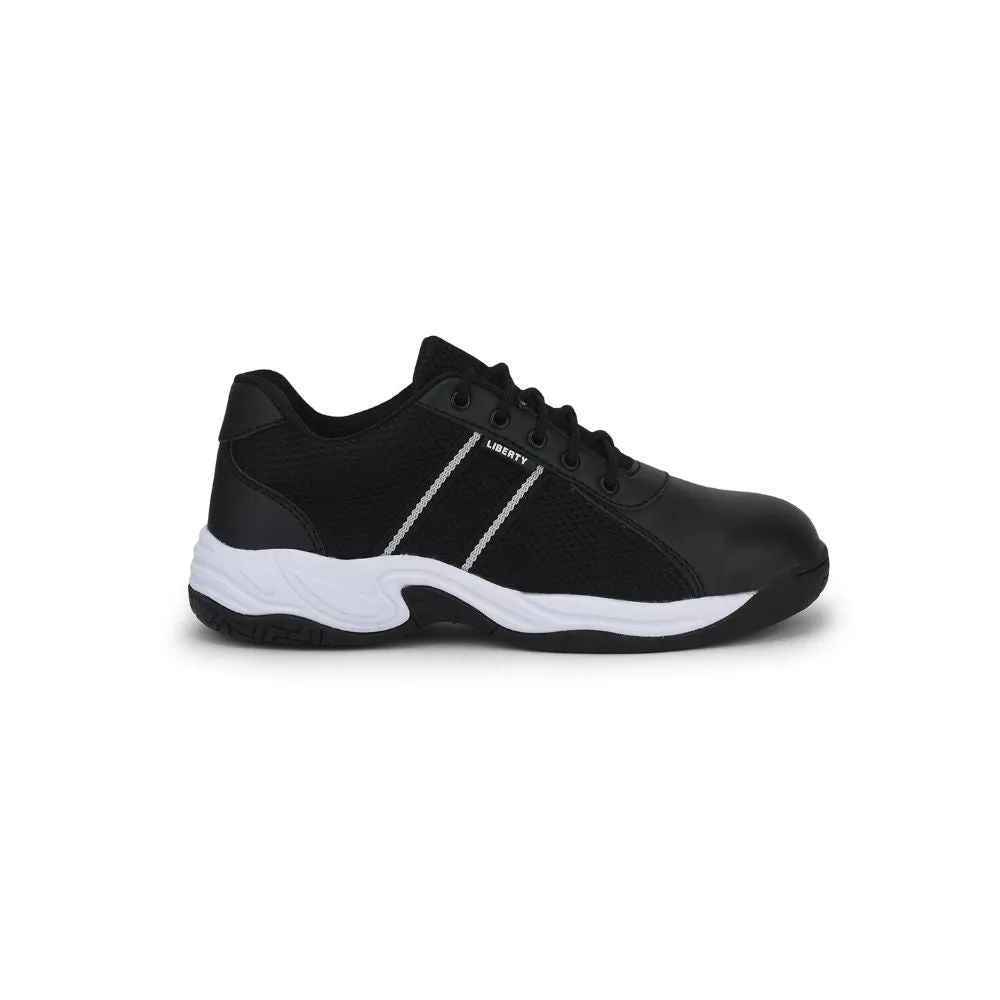 Freedom Black Lacing Safety Shoes For Men ROCKELETST By Liberty