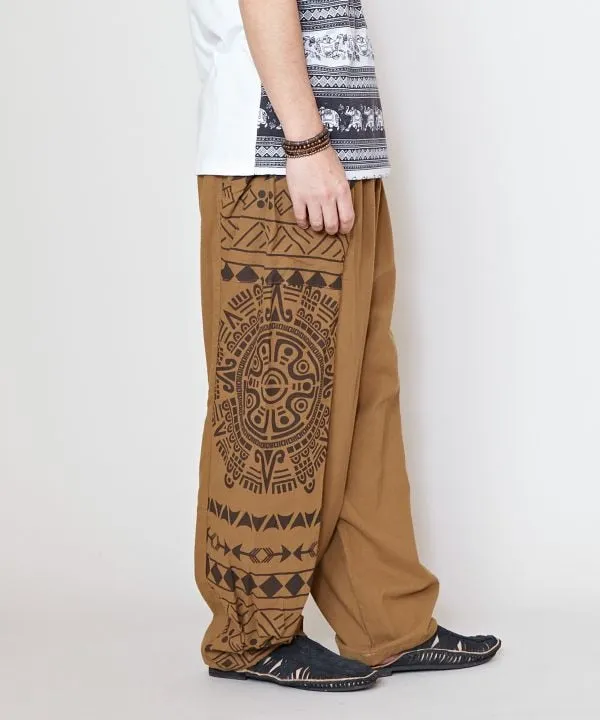 Geom Pattern Harem Pants