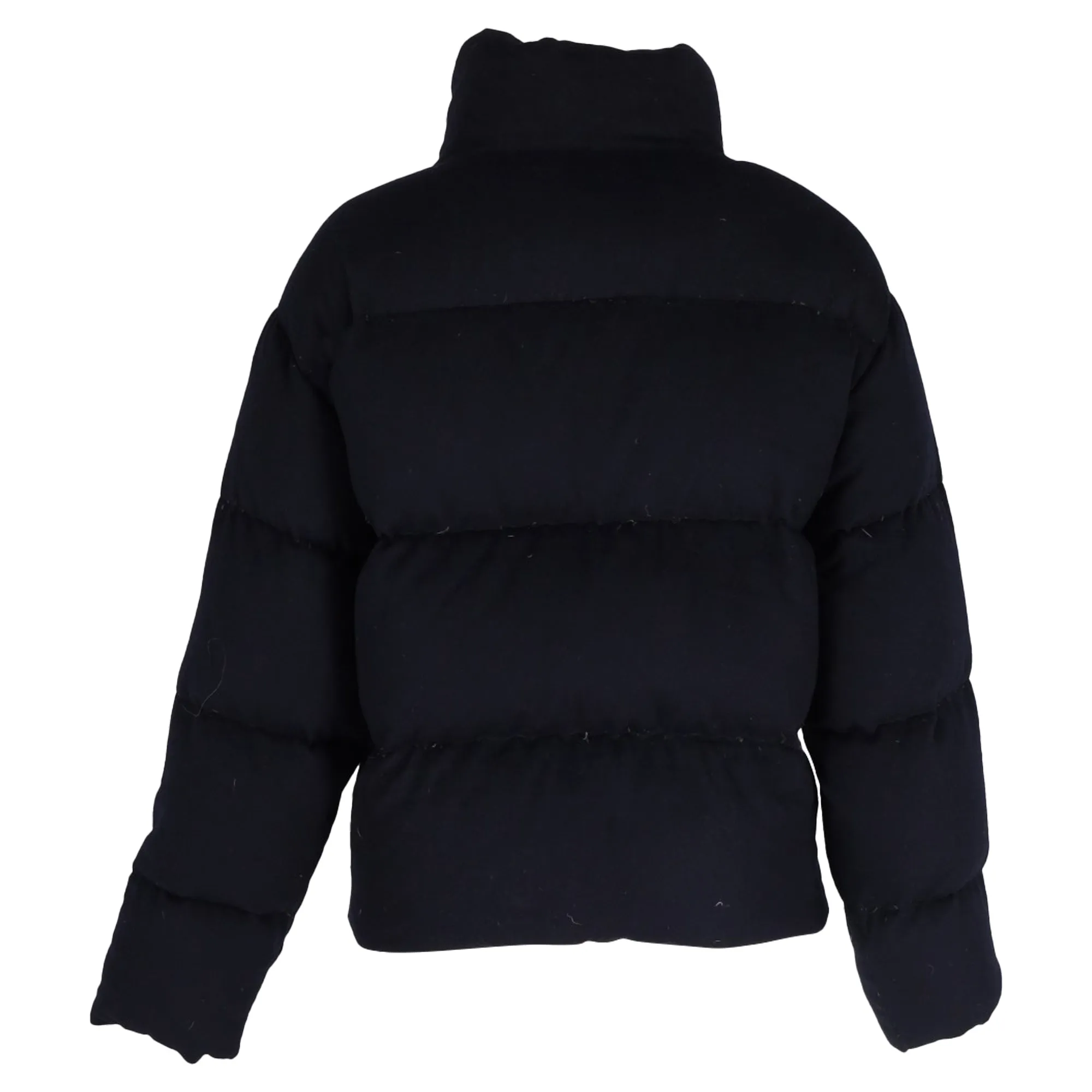Joseph Brushed Flannel Carah Coat in Navy Blue Wool