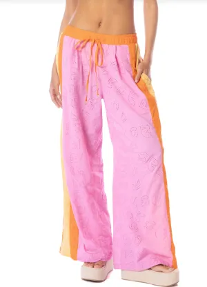 MAAJI Bright Pink Pintuck Pants