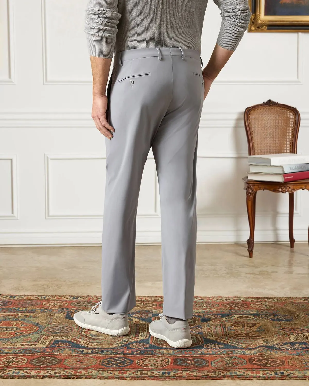 Noah Active Trouser In Gray