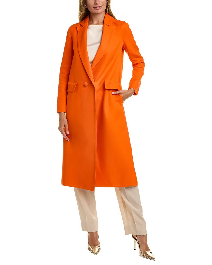 Oscar de la Renta Twill Coat