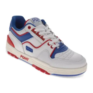 PONY Mens M100 Low Archive Genuine Leather Premium Lace Up Athletic Sneaker Shoe