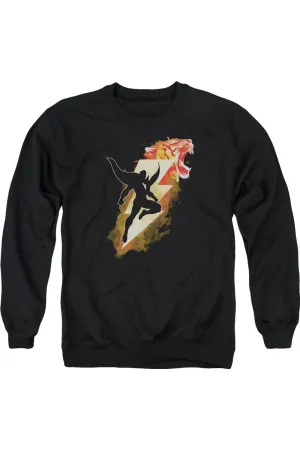 Shazam Movie Tiger Bolt Adult Crewneck Sweatshirt