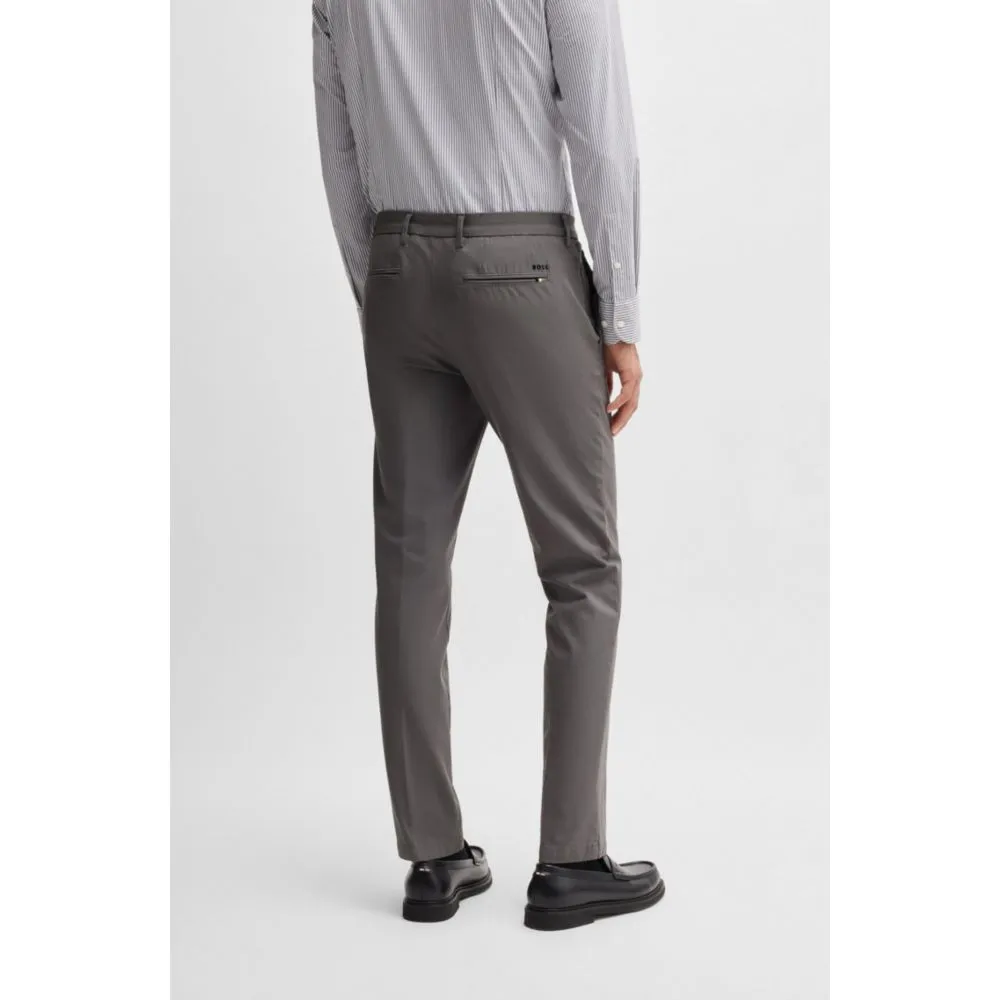 Slim-fit trousers in stretch cotton