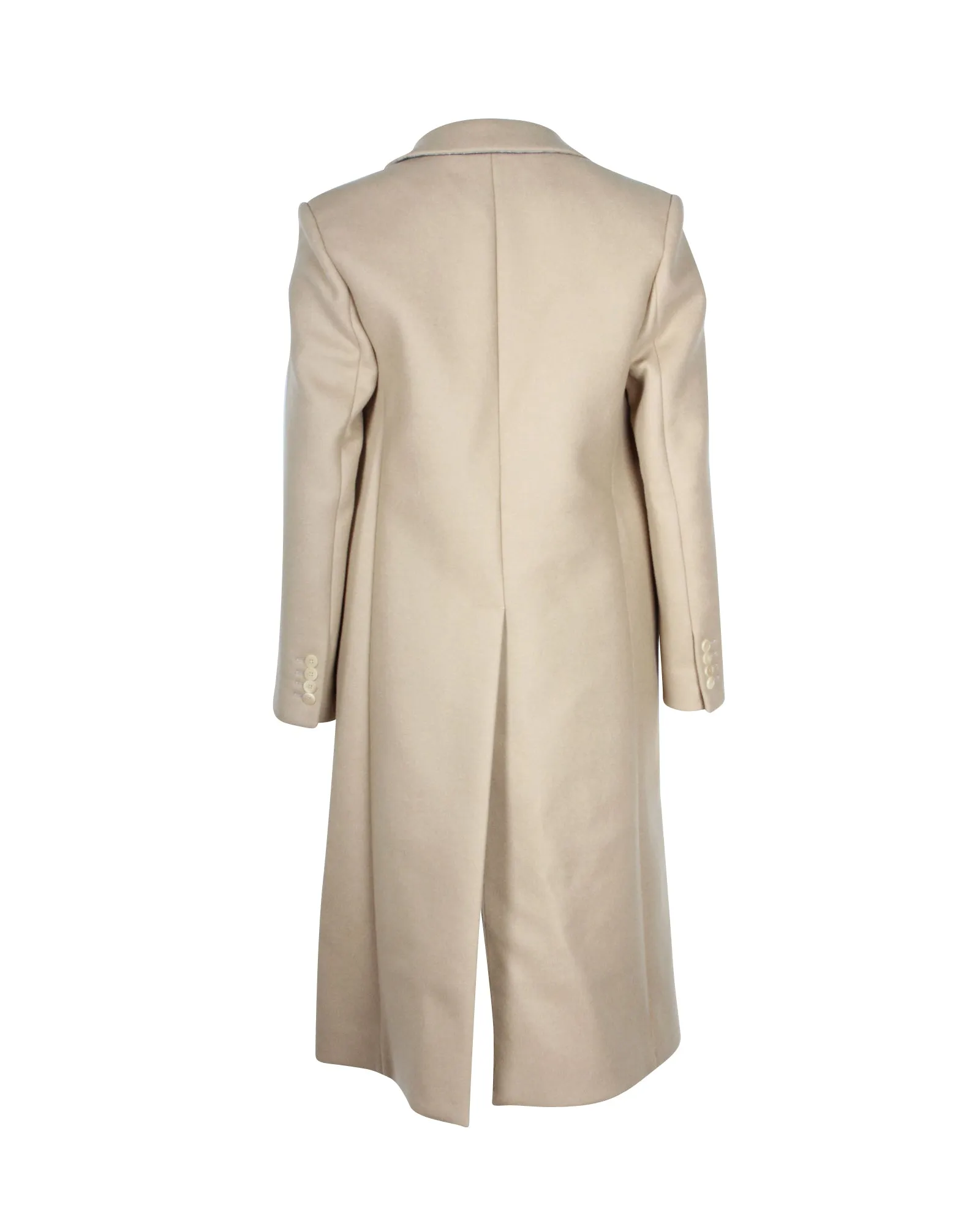 The Row Demi Trench Coat in Brown Wool