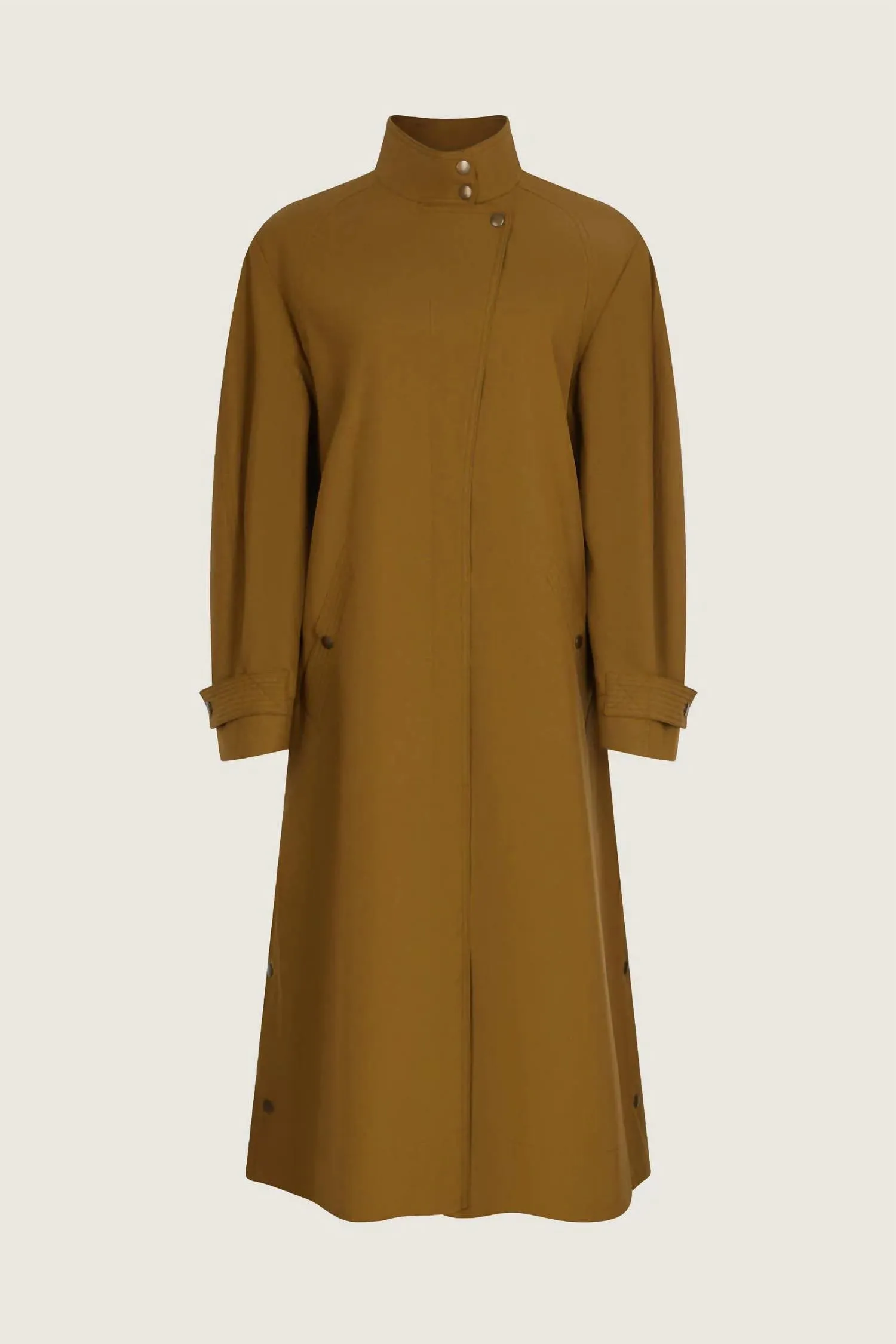 Vigo Trench Coat In Bronze